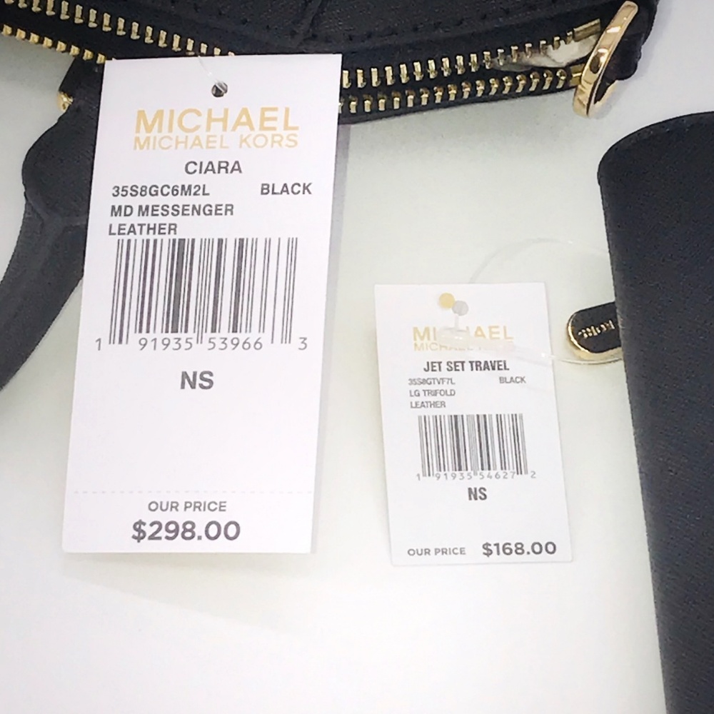 2PCS Michael Kors Ciara Medium Satchel Wallet Set - Picture 8 of 8